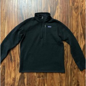 Men’s Patagonia Better Sweater 1/4 Zip in Black Size Medium